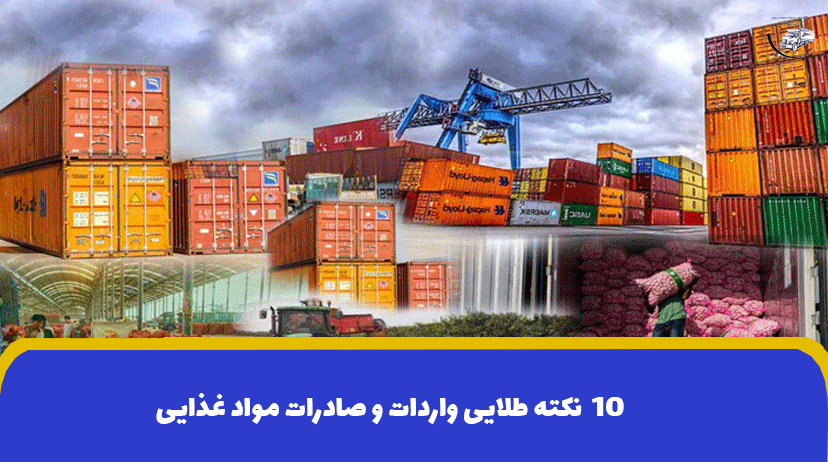 10 نکته طلایی واردات و صادرات مواد غذایی